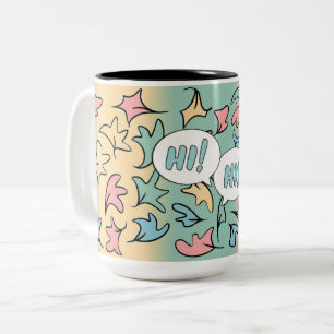 Taza Bicolor Pastel deja colorido