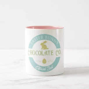 Taza Bicolor Pastel Easter Bunny Chocolate Company