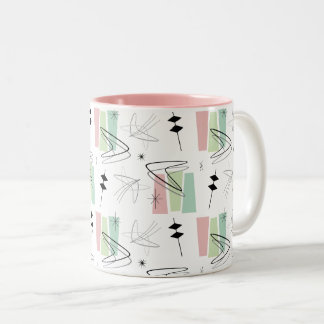 Taza Bicolor Pastel Retro Boom Wedge