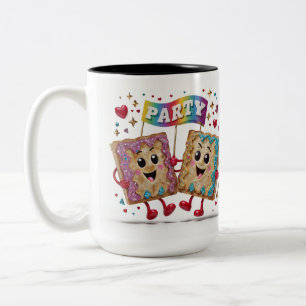 Taza Bicolor Pastelerías Toaster Party Time