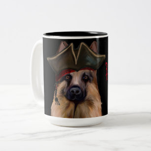 TAZA BICOLOR PASTOR ALEMÁN