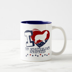 Taza Bicolor Pastor australiano