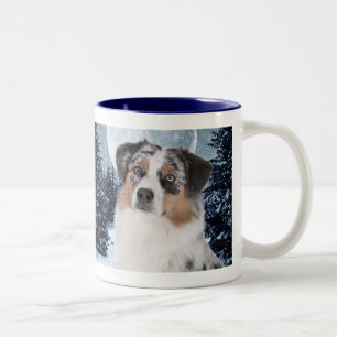 Taza Bicolor Pastor australiano Mug