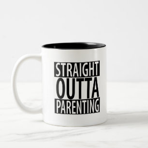 Taza Bicolor Paternidad directa fuera de
