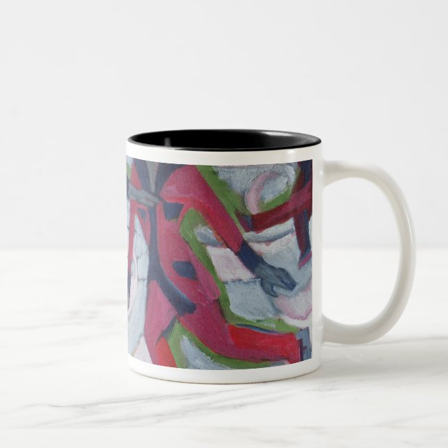 Taza Bicolor Patinadores de hielo (Derecha)