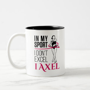 Taza Bicolor Patinaje artístico en mi deporte no Excel I Axel