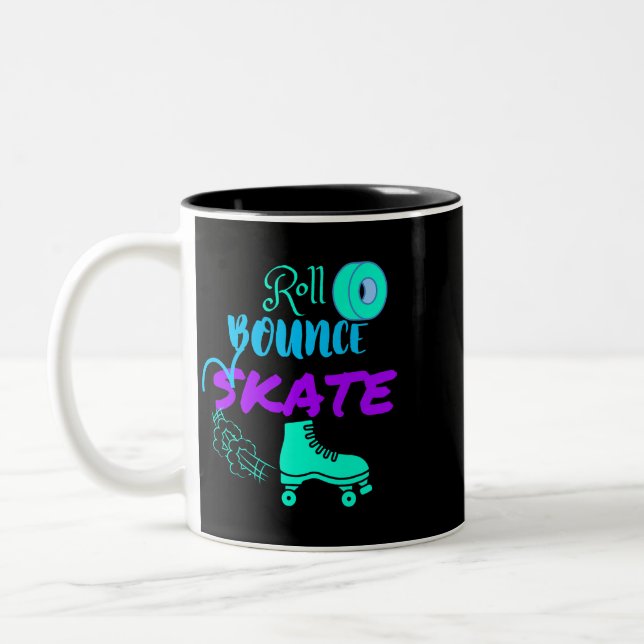 Taza Bicolor Patinaje Rollerskate Rollersking (Izquierda)