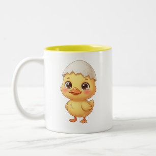 Taza Bicolor Pato Bebé Cantante Adorable "Canta para un Momento