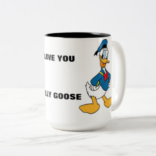 TAZA BICOLOR PATO CUTO DE ARTE FOLÓGICO WHIMISICAL