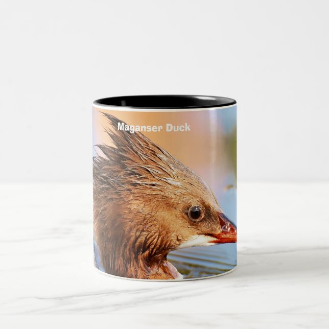 Taza Bicolor Pato Maganser (Centro)