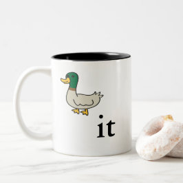 Taza Bicolor Pato Mug