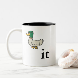 Taza Bicolor Pato Mug