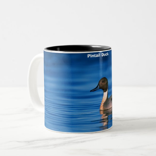Taza Bicolor Pato Rabudo (Anverso izquierdo)