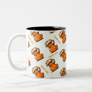 Taza Bicolor Pato Trump l'oeil