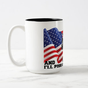 Taza Bicolor Patriota Americano