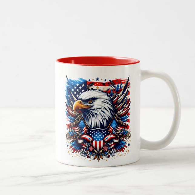 Taza Bicolor Patriótico (Derecha)