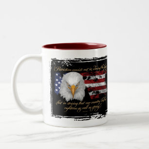 Taza Bicolor Patriotismo recto