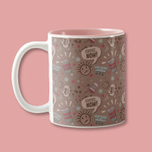 Patrón de café juguetón ahora Mocha