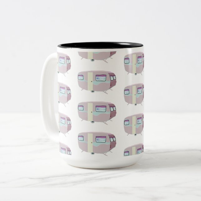 Taza Bicolor Patrón de Camper (Anverso izquierdo)