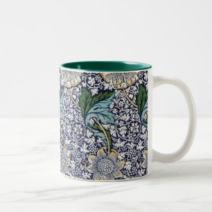 Taza Bicolor Patrón floral - William Morris