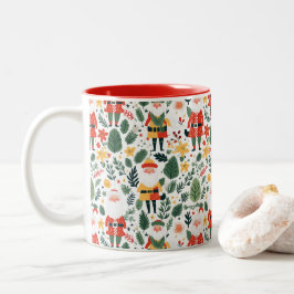 Taza Bicolor Patrón Santa festivo