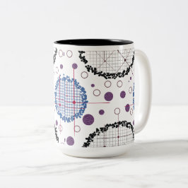 Taza Bicolor Patrones geométricos para el diseño moderno