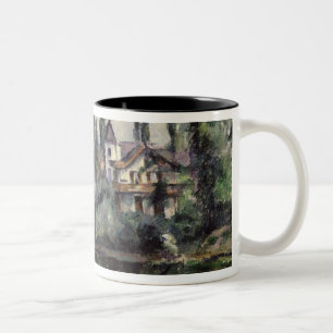 Taza Bicolor Paul Cezanne el los bancos del Marne, 1888