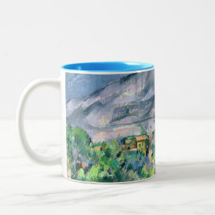 Taza Bicolor Paul Cezanne el Mont Sainte-Victoire, 1900