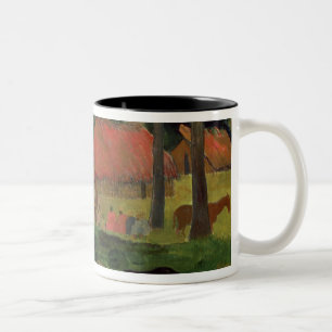 Taza Bicolor Paul Gauguin el las tres chozas, Tahití, 1891-9