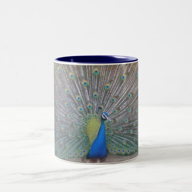 Taza Bicolor Pavo real (Centro)