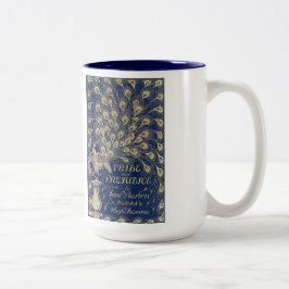 Taza Bicolor Pavo real 1894 del orgullo y del perjuicio de Jane