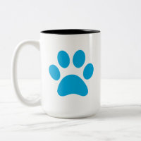 Paw Print Coffee Mug