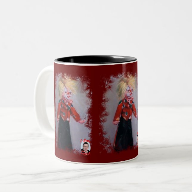 Taza Bicolor Payaso (Anverso izquierdo)