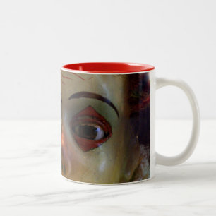 Taza Bicolor payaso antiguo