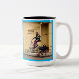 Taza Bicolor Payaso Dingo Dizmal de Portland