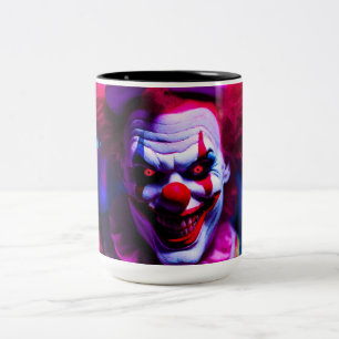 Taza Bicolor payaso temible