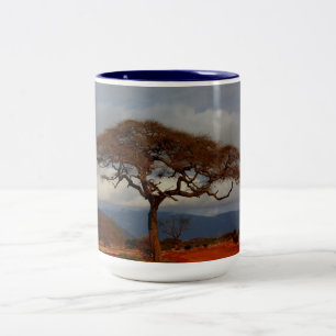 Taza Bicolor Paz nupcial del personalizado de la ducha de