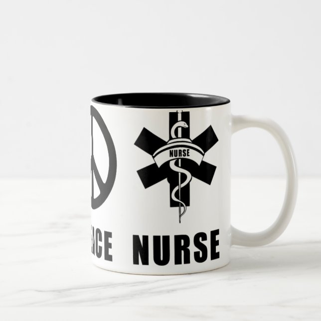 Taza Bicolor Paz RN del amor (Derecha)