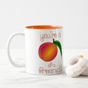 Taza Bicolor Peach of a Friend