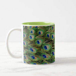 Taza Bicolor Peacock Mug