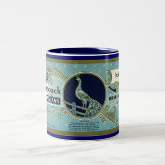 Taza Bicolor Peacock Mug de Nueva Jersey