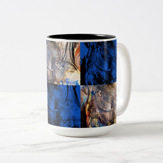Taza Bicolor pecho de carnaval (Anverso derecho)