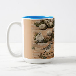 Taza Bicolor Peeps Coffee Mug