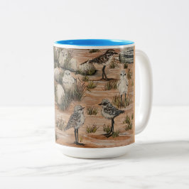 Taza Bicolor Peeps Coffee Mug