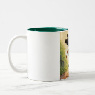 Taza Bicolor pegatinas Personalizados de alta calidad para la C