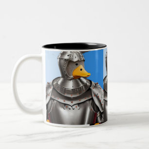 Taza Bicolor peleas de patos