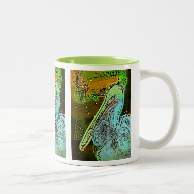 TAZA BICOLOR PELICANO (Derecha)