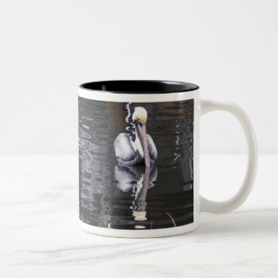 Taza Bicolor Pelícano Reflejando