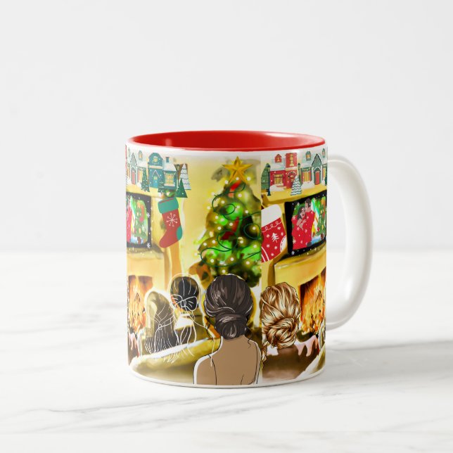 Taza Bicolor Películas de navidades (Anverso derecho)