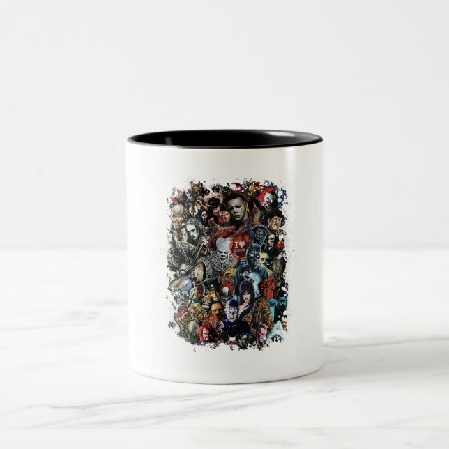 Taza Bicolor Películas de terror (Centro)